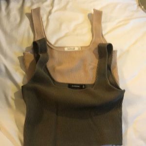 Glassons square neck rib tank